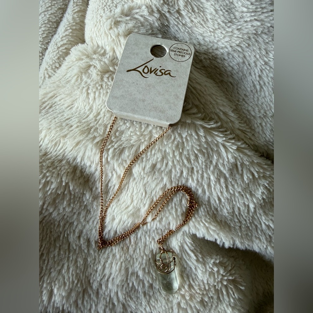 Lovisa Necklace with Clear Pendant